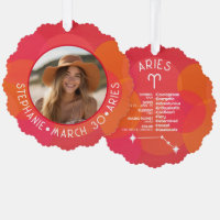 Custom Birthday Zodiac Aries - Photo Modern Design