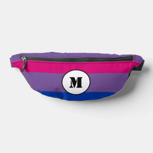 Custom bisexuality flag  bum bags