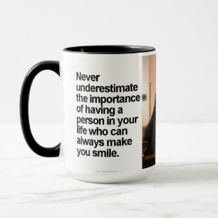 Custom Black 15 oz Ringer Mug Smile77 By ZAZZ_IT
