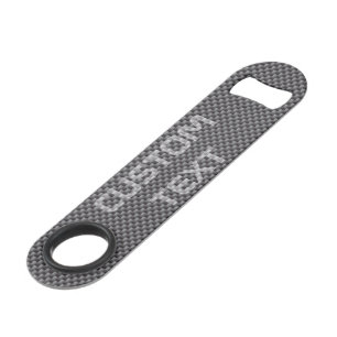 Custom Black and Grey Carbon Fibre Polymer