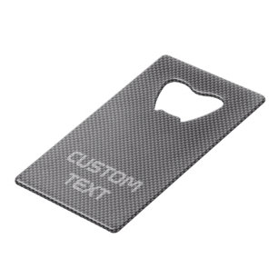 Custom Black and Grey Carbon Fibre Polymer