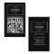 Custom Black Business Logo and Website QR Code
