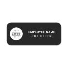 Custom Black Business Logo Employee Staff