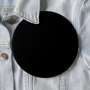 Custom Black Design Add Photo or Text 6 Cm Round Badge