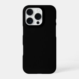 Custom Black Design Add Photo or Text iPhone 16 Pro Case