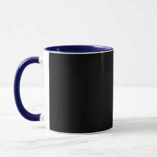 Custom Black Design Add Photo or Text Mug