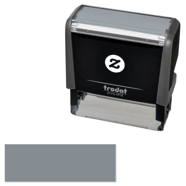Custom Black Design Add Photo or Text Self-inking Stamp (In Situ)