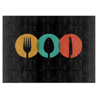 Custom Black Glass Cutting Board