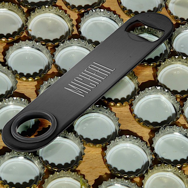 Custom Black Metallic Speed Bottle Opener (Creator Uploaded)
