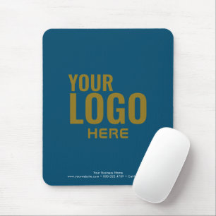 Custom Black Mouse Pad Business Logo Promotional