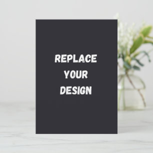 Custom black simple Design Add Photo or Text
