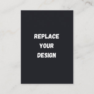 Custom black simple Design Add Photo or Text Enclosure Card