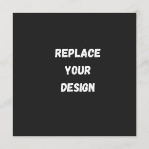 Custom black simple Design Add Photo or Text Menu