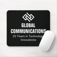 Custom Black White Cyber Security Company
