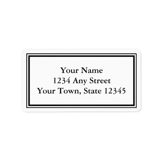 pre printed mailing labels