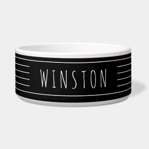 Custom Black White Modern Farmhouse Cat Dog