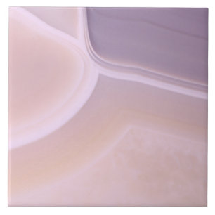 Custom Blank Purple Pink Agate Crystal Patterns Ceramic Tile
