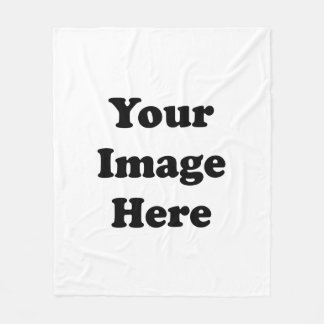 Custom Blank Template Fleece Blanket