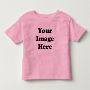 Custom Blank Template Toddler Ringer T-Shirt