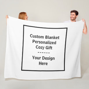 Custom Blanket – Personalized Cozy Gift