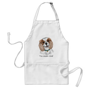 Custom Blenheim Cavalier King Charles Spaniel  Standard Apron