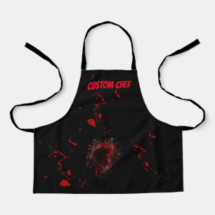 Custom Bloody Apron Pyscho Halloween Costime