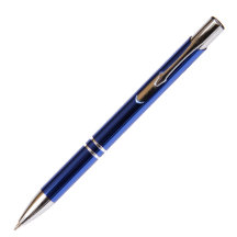 Custom Blue Aluminium Promotional Ball Point Pen