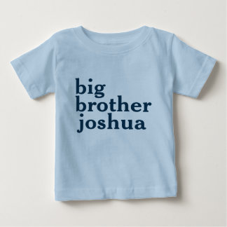 Custom Blue Big Brother Baby T-Shirt