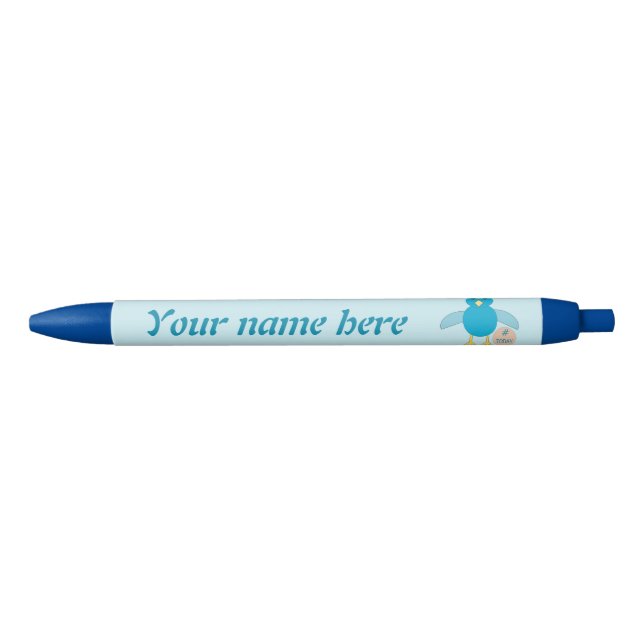 Custom Blue Birthday Boy Chick Pen (Front)