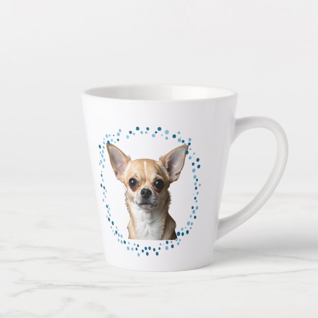 Custom Blue Chihuahua Mug Photo Personalised (Right)