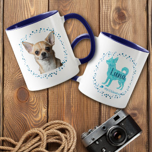 Custom Blue Chihuahua Mug Photo Personalised