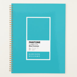 Custom Blue Curacao Notebook Personalised Planner