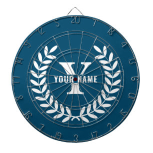 Custom Blue Dartboard Personalise Initial/Name
