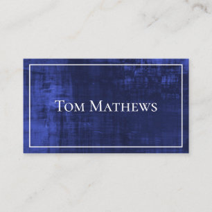 Custom Blue Fabric Business Card