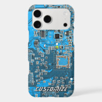 Custom Blue PCB Circuit Board for IT Pros 2