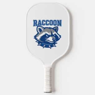 Custom Blue Racoon Pickleball Paddle   Varsity