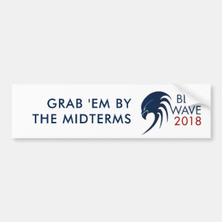Custom Blue Wave 2018 Democrat Midterm Election Bumper Sticker