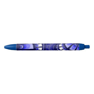Custom Blue White Remix Ink Pens