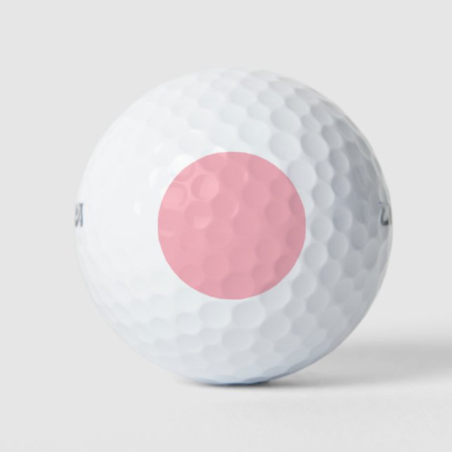 Custom Blush Pink Golf Ball – Personalised Golf Ac (Front)