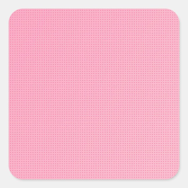 Custom Blush Pink Trendy Classic Blank Template Square Sticker (Front)