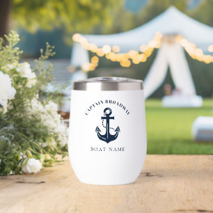 Custom Boat Name & Captain Nautical Identity