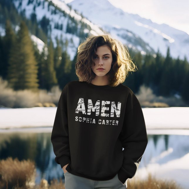 Custom Boho Christian Personalised Women's Basic Sweatshirt (Creator Uploaded)
