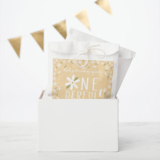 Custom Boho Daisy Onederful Favour Bag
