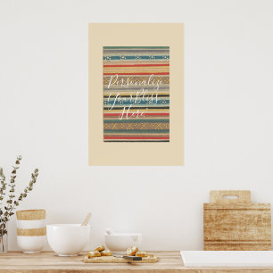CUSTOM Bold Geometric Japanese Pattern Print
