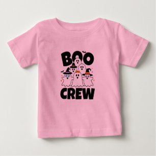 Custom Boo Crew Halloween Family Matching Baby T-Shirt