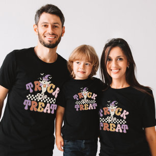 Custom Boo Ghost Cute Trick or Treat Halloween T-Shirt