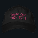 Custom Book Club Name Embroidered Hat<br><div class="desc">Show off your love of reading (and your favorite reading crew) with this custom embroidered book club hat! Personalized with your book club name or any custom text, this hat is the perfect blend of cozy, casual, and bookish style. Use Zazzle’s easy design tools to choose your preferred fonts and...</div>