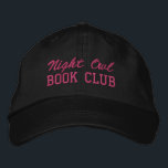 Custom Book Club Name Embroidered Hat<br><div class="desc">Show off your love of reading (and your favorite reading crew) with this custom embroidered book club hat! Personalized with your book club name or any custom text, this hat is the perfect blend of cozy, casual, and bookish style. Use Zazzle’s easy design tools to choose your preferred fonts and...</div>