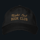 Custom Book Club Name Embroidered Hat<br><div class="desc">Show off your love of reading (and your favorite reading crew) with this custom embroidered book club hat! Personalized with your book club name or any custom text, this hat is the perfect blend of cozy, casual, and bookish style. Use Zazzle’s easy design tools to choose your preferred fonts and...</div>