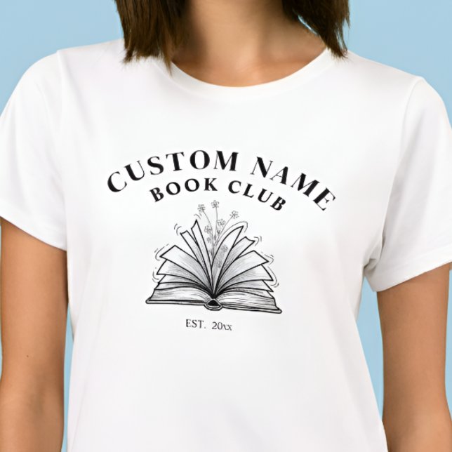 Custom Book Club Name Shirt (Creator Uploaded)